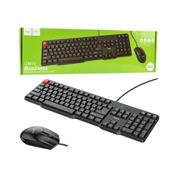 Hoco Business Keyboard and Mouse Set GM16 English Version Black Hoco Business Keyboard and Mouse Set GM16 English Version Black